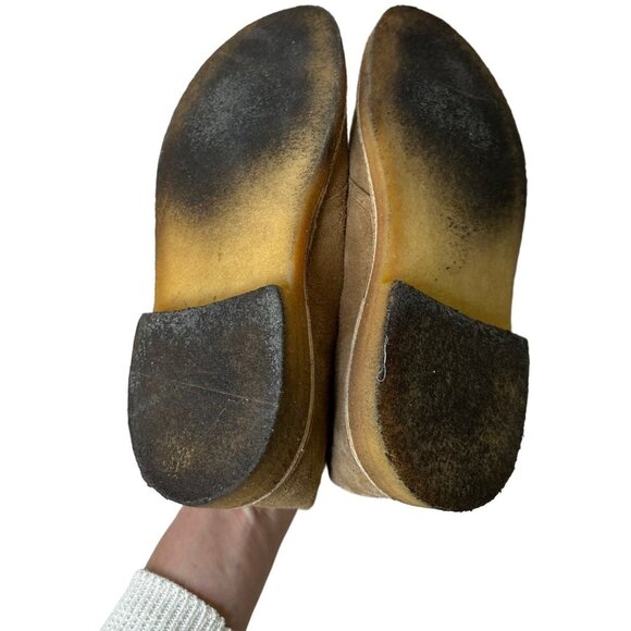 Clarks Originals Desert Boots Mens Size 7.5 Tan Sand Suede Crepe Sole Chukka - Picture 7 of 8